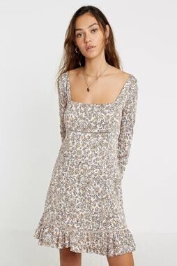 sundown sheer mini dress Sheer Slim Mini Dress